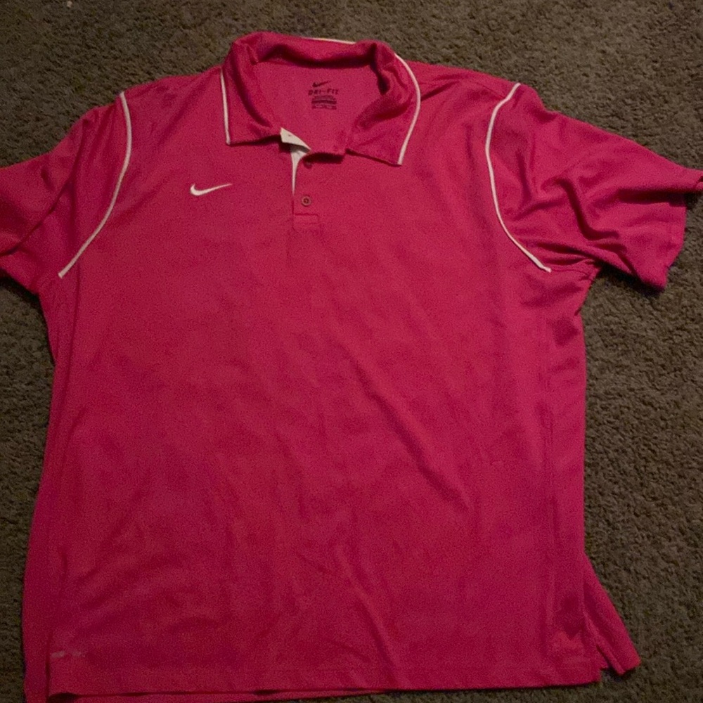 Nike Pink Golf Polo - Size XXL